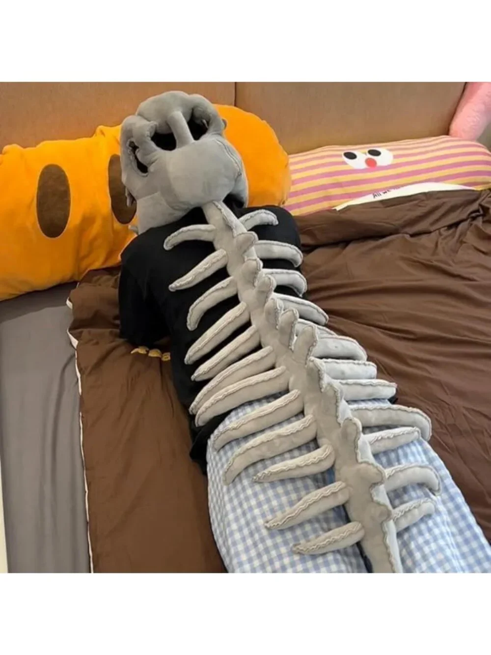 Realistic 3D Dinosaur Skeleton Costume for Halloween, Themed Skull Cosplay